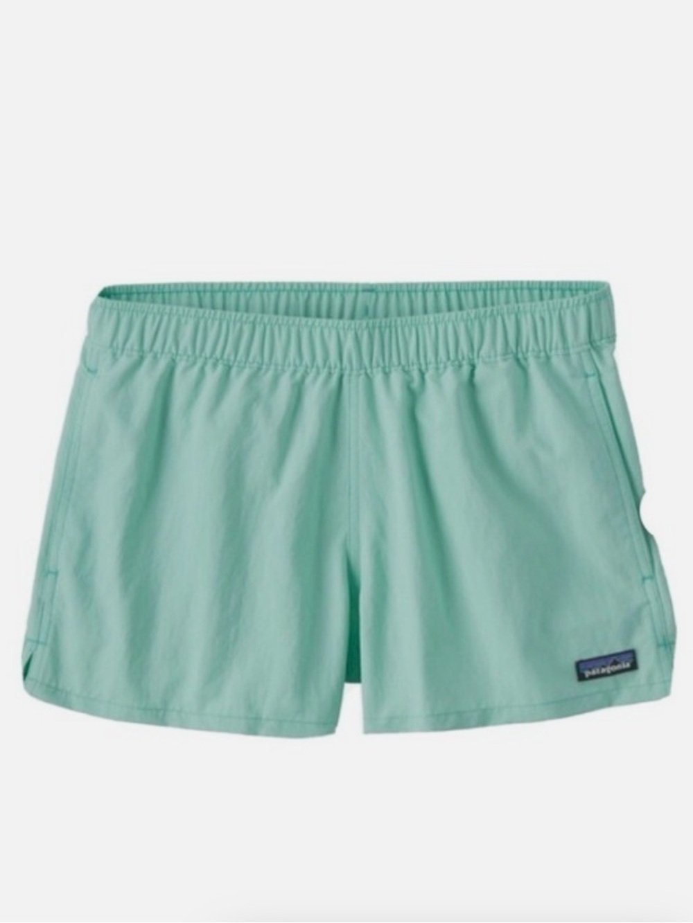 Patagonia Women's Barely Baggie Mint Lightweight Active Shorts